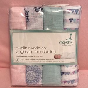 Muslin swaddles brand new